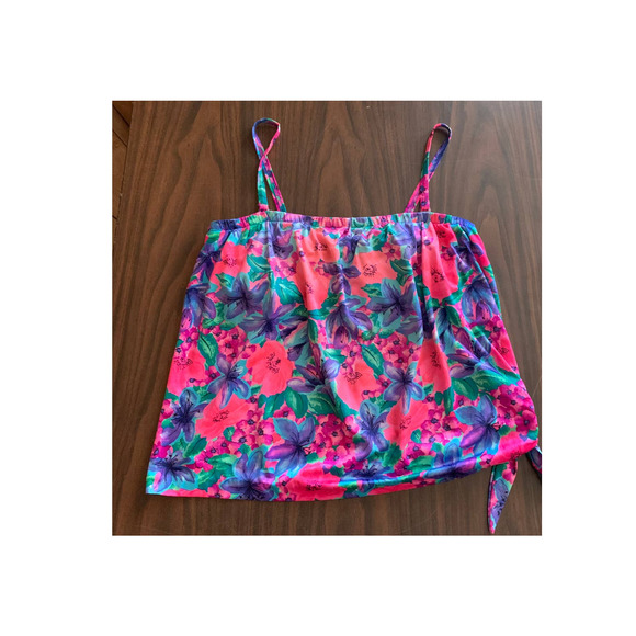 Vintage Jantzen classics tankini top swimsuit women's size 20 - Picture 5 of 12